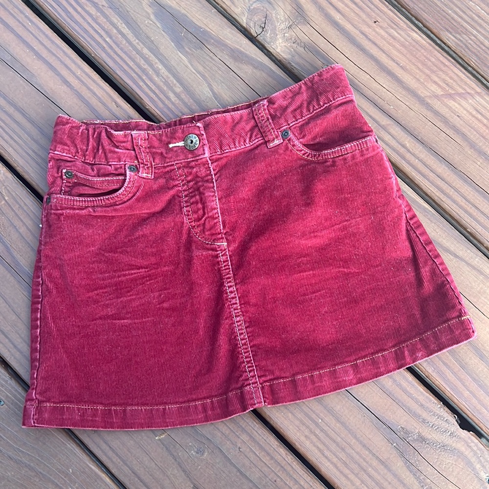 Mini Boden Cord Skirt
